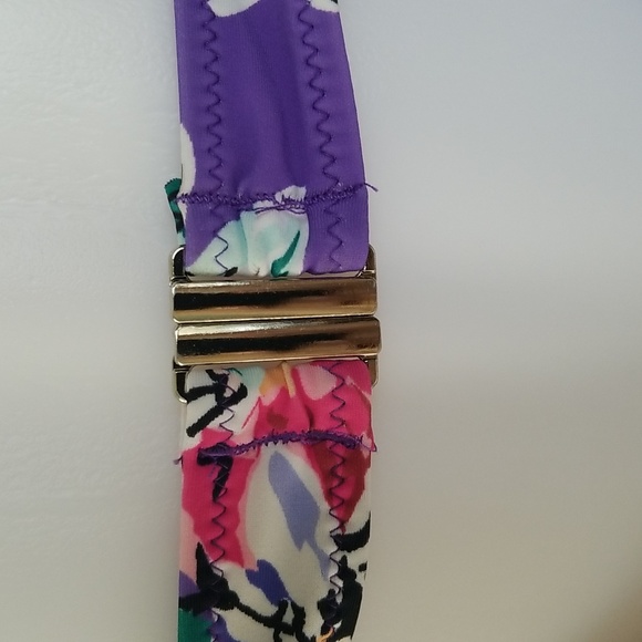 Cupshe Purple Floral One Piece Swimsuit - Picture 8 of 9